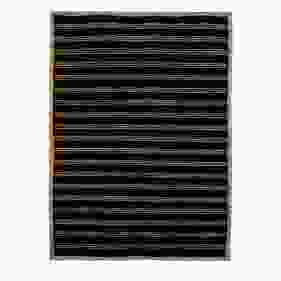 STRIPPED CARPET CHINDI BLACK/NATURAL 120X180 - سجادة مخططة صينية طبيعية باللون الأسود - حجم  120X180