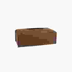 RECTANGULAR TISSUE BOX 24.7X12.7X7.5 LIGHT BROWN - علبة مناديل مستطيلة بحجم 24.7 × 12.7 × 7.5 سم لون بني فاتح