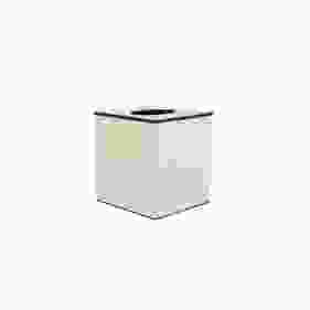 SQUARE TISSUE BOX 12.2X10.7X H 12.5 CREAM - علبة مناديل مربعة بحجم 12.2 × 10.7 × ارتفاع 12.5 سم كريمي اللون