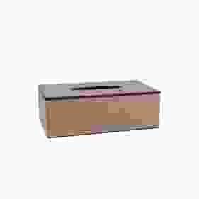 RECTANGULAR TISSUE BOX 24X12X H 7.5 TAUPE - علبة مناديل مستطيلة بحجم 24 × 12 × ارتفاع 7.5 سم لون الرمادي الفاتح