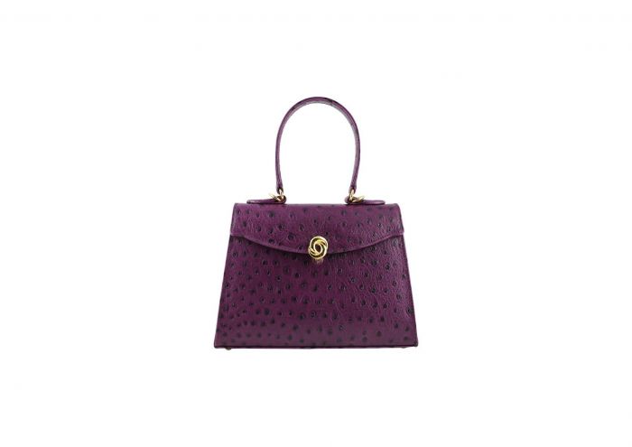 1560/767B : CALF PRINTED OSTRICH : AMATO DANIELE - حقائب يد نسائية | AMATO DANIELE - أماتو دانييلي