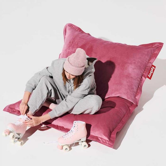 Slim Velvet Deep blush - مقعد | FATBOY - فات بوي Slim Velvet Deep blush - مقعد | FATBOY - فات بوي