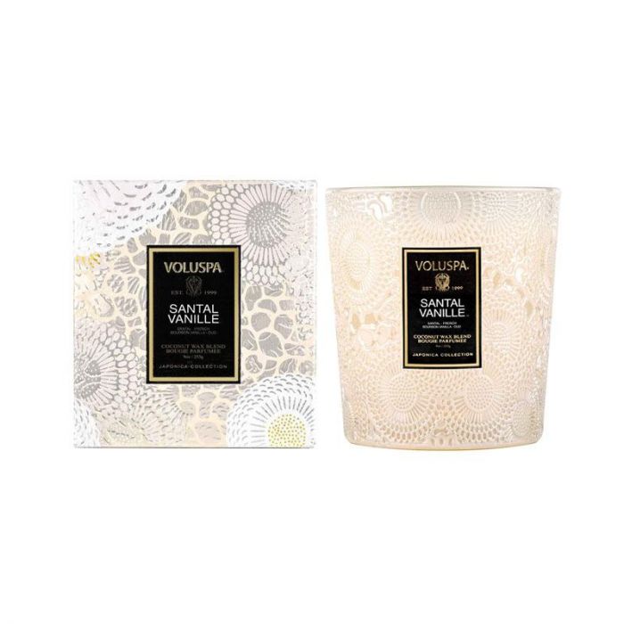 SANTAL VANILLE CLASSIC CANDLE - شمعة كلاسيكية برائحة سانتال فانيلا | VOLUSPA - فولوسبا SANTAL VANILLE CLASSIC CANDLE - شمعة كلاسيكية برائحة سانتال فانيلا | VOLUSPA - فولوسبا