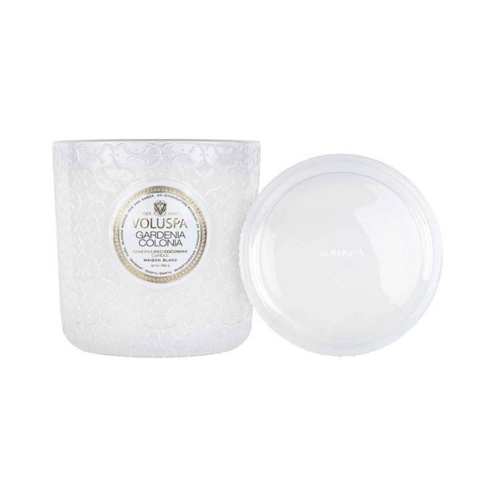 GARDENIA COLONIA LUXE CANDLE - شمعة فاخرة برائحة الغردينيا | VOLUSPA - فولوسبا GARDENIA COLONIA LUXE CANDLE - شمعة فاخرة برائحة الغردينيا | VOLUSPA - فولوسبا