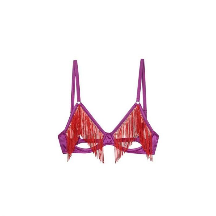 Fringe Ouvert Bra