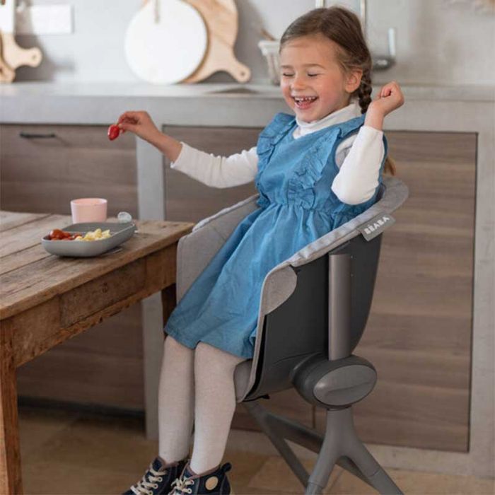 HIGHCHAIR UP&DOWN TEXTILE SEAT GRE - إكسسوارات | BEABA - بيابا