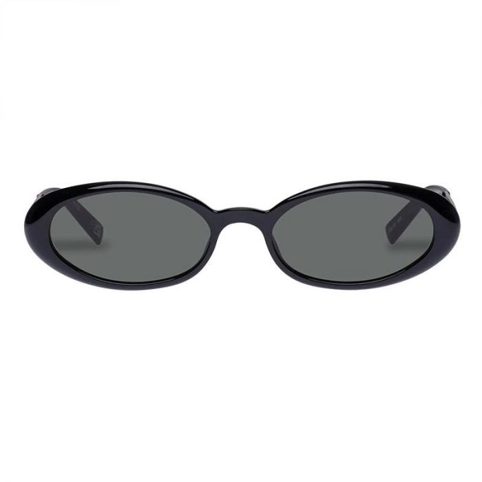 SUNGLASSES MAGNIFIQUE  BLACK GREEN  S - نظارات شمسية رائعة سوداء وخضراء اللون، مقاس: صغير | LE SPECS - لو سبكس