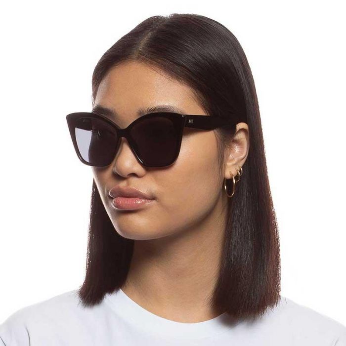 SUNGLASSES HOT TRASH BLACK SMOKE L - نظارات شمسية | LE SPECS - لو سبكس