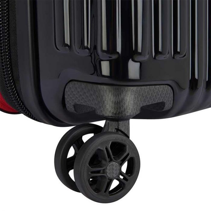 DELSEY SECURITIME ZIP H 4DW EXP TROL 55CM BLACK - ديلسي حقيبه بعجلات | DELSEY - دلسى