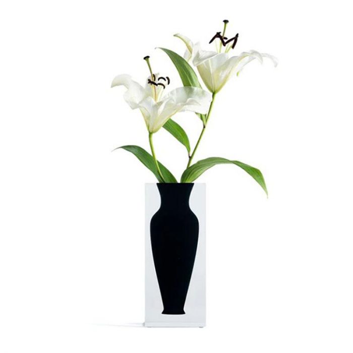 ELIZABETH VASE SOHO BLACK 3.75x3.75x9.25 - Ù…Ø²Ù‡Ø±ÙŠØ© Ø§Ù„ÙŠØ²Ø§Ø¨ÙŠØª Ø¨Ø§Ù„Ù„ÙˆÙ† Ø§Ù„Ø£Ø³ÙˆØ¯ Ø³ÙˆÙ‡ÙˆØŒ 3.75x3.75x9.25 | JR WILLIAM - ج. ر. ويليام