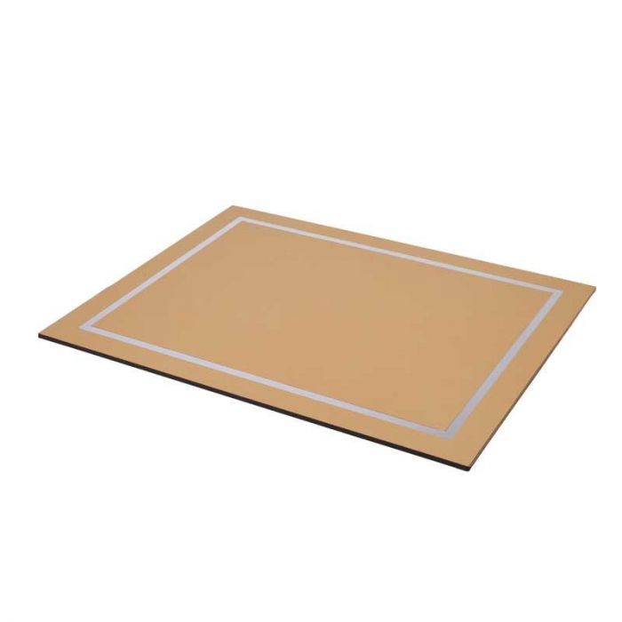 6 PCS SET VENERE RECTANG. PLACEMAT 50X39 NOCCIOLA - مفرش طاولة مستطيل | PINETTI - بينيتي