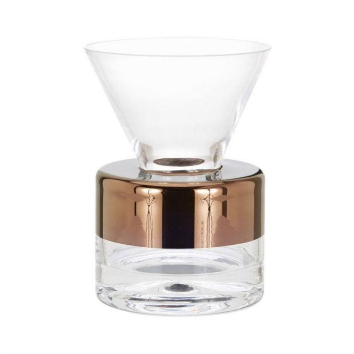 TANK VASE MEDIUM CLEAR & COPPER - مزهرية | TOM DIXON - توم دكس