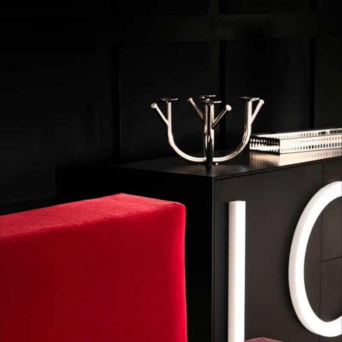 TOGETHER CANDLE HOLDER BRASS NICKEL - حامل شمع | DRIADE - دريادي TOGETHER CANDLE HOLDER BRASS NICKEL - حامل شمع | DRIADE - دريادي