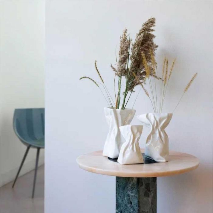 ADELAIDE XV LOW VASE S BONE CHINA WHITE - مزهرية | DRIADE - دريادي ADELAIDE XV LOW VASE S BONE CHINA WHITE - مزهرية | DRIADE - دريادي