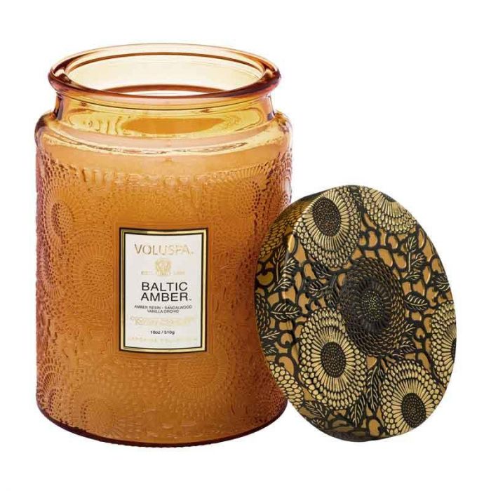 BALTIC AMBER LARGE JAR CANDLE 18OZ- شمعة | VOLUSPA - فولوسبا BALTIC AMBER LARGE JAR CANDLE 18OZ- شمعة | VOLUSPA - فولوسبا