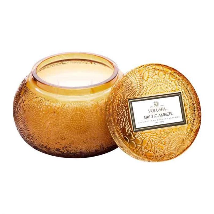 BALTIC AMBER CHAWAN BOWL 14 OZ- شمعة | VOLUSPA - فولوسبا BALTIC AMBER CHAWAN BOWL 14 OZ- شمعة | VOLUSPA - فولوسبا