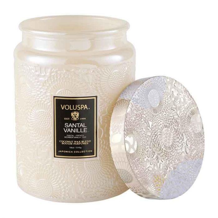 SANTAL VANILLE LARGE JAR 18 OZ- شمعة | VOLUSPA - فولوسبا SANTAL VANILLE LARGE JAR 18 OZ- شمعة | VOLUSPA - فولوسبا