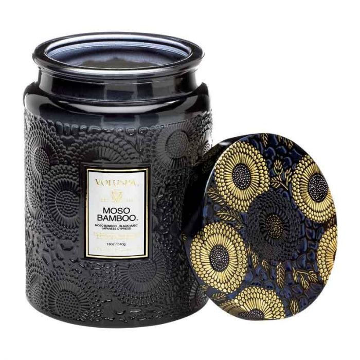 MOSO BAMBOO LARGE JAR 18 OZ- شمعة | VOLUSPA - فولوسبا MOSO BAMBOO LARGE JAR 18 OZ- شمعة | VOLUSPA - فولوسبا