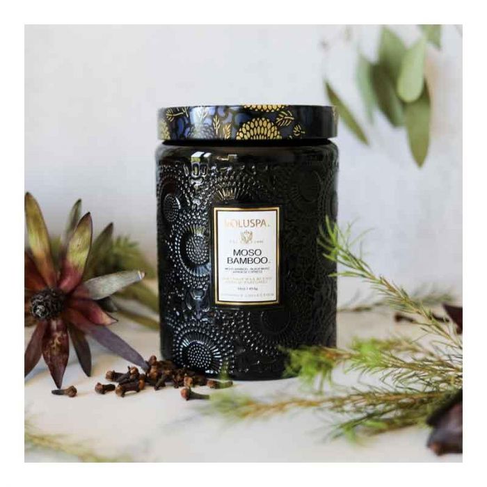 MOSO BAMBOO LARGE JAR 18 OZ- شمعة | VOLUSPA - فولوسبا MOSO BAMBOO LARGE JAR 18 OZ- شمعة | VOLUSPA - فولوسبا