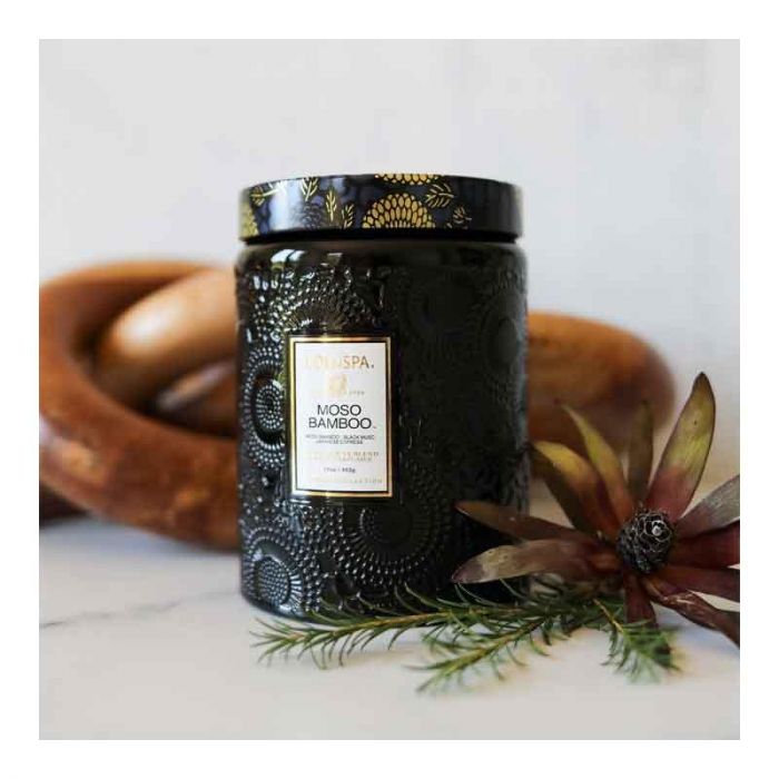 MOSO BAMBOO LARGE JAR 18 OZ- شمعة | VOLUSPA - فولوسبا MOSO BAMBOO LARGE JAR 18 OZ- شمعة | VOLUSPA - فولوسبا