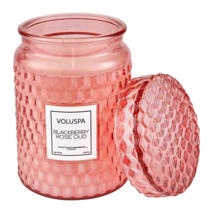 BLACKBERRY ROSE OUD LARGE JAR 18 OZ- شمعة | VOLUSPA - فولوسبا BLACKBERRY ROSE OUD LARGE JAR 18 OZ- شمعة | VOLUSPA - فولوسبا