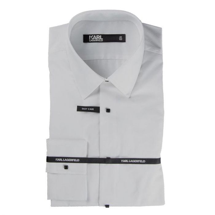 SHIRT MODERN FIT NOS - قميص سادة كم طويل | KARL LAGERFELD - كارل لاغرفيلد SHIRT MODERN FIT NOS - قميص سادة كم طويل | KARL LAGERFELD - كارل لاغرفيلد