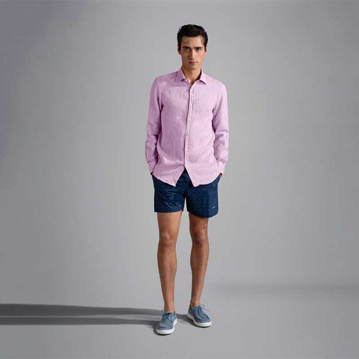 SHIRT - قميص سادة كم طويل | PAUL & SHARK - بول & شارك SHIRT - قميص سادة كم طويل | PAUL & SHARK - بول & شارك