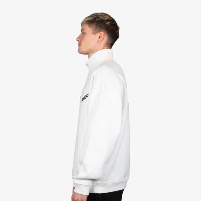 SWEATSHIRT HALF ZIP - بلوزة قطنية رياضية | WHYAT - وايت SWEATSHIRT HALF ZIP - بلوزة قطنية رياضية | WHYAT - وايت
