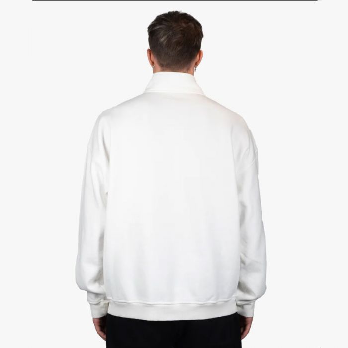 SWEATSHIRT HALF ZIP - بلوزة قطنية رياضية | WHYAT - وايت SWEATSHIRT HALF ZIP - بلوزة قطنية رياضية | WHYAT - وايت
