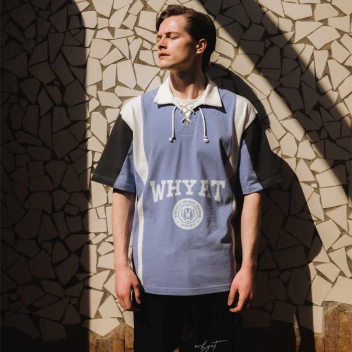 SHIRT JERSEY ATHETICS - قميص سادة كم قصير | WHYAT - وايت SHIRT JERSEY ATHETICS - قميص سادة كم قصير | WHYAT - وايت