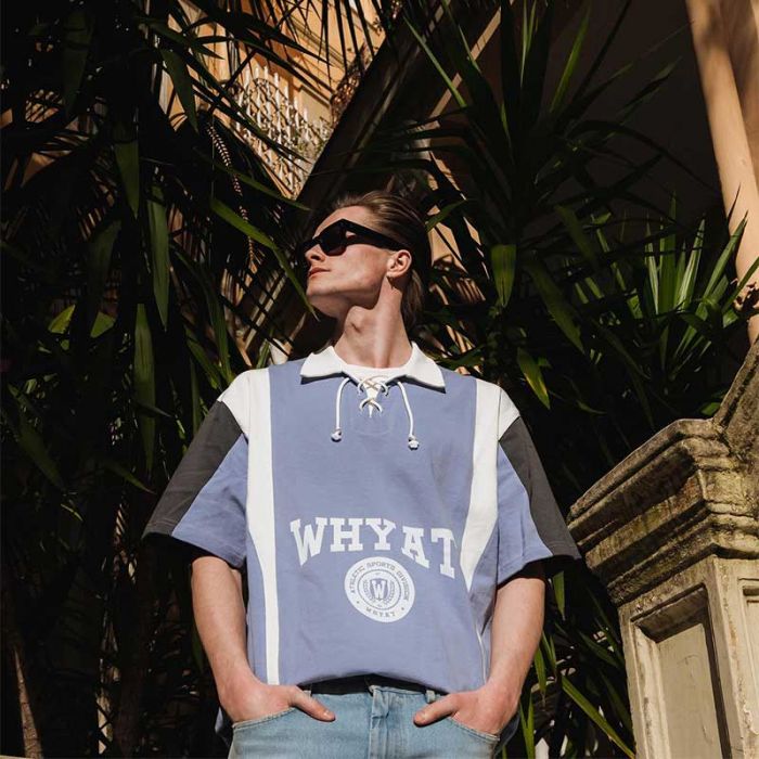 SHIRT JERSEY ATHETICS - قميص سادة كم قصير | WHYAT - وايت SHIRT JERSEY ATHETICS - قميص سادة كم قصير | WHYAT - وايت