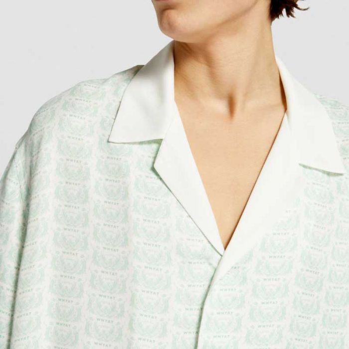 SHIRT CAPRI PATTERN - قميص سادة كم قصير | WHYAT - وايت SHIRT CAPRI PATTERN - قميص سادة كم قصير | WHYAT - وايت