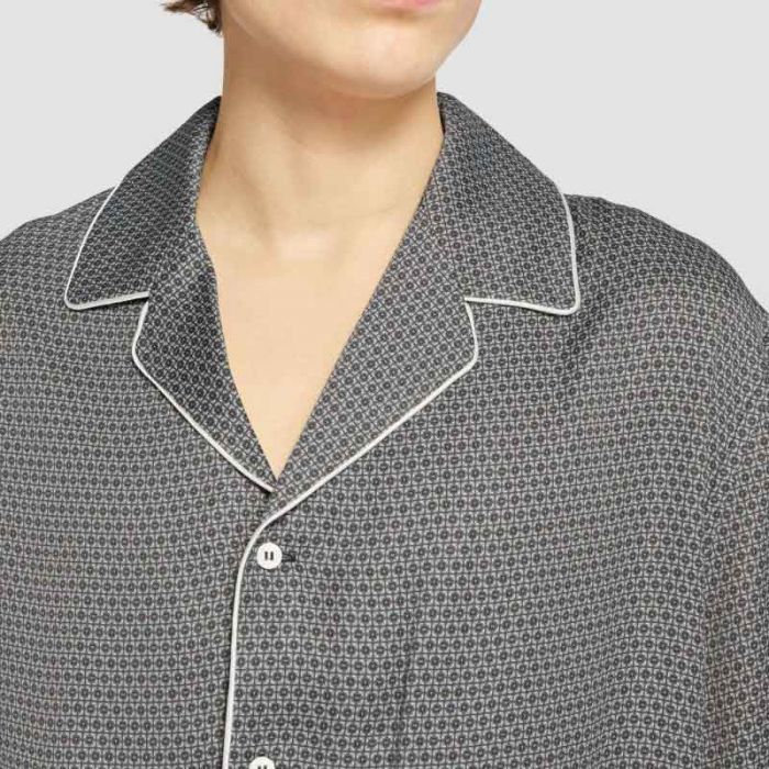 SHIRT AMALFI PATTERN - قميص سادة كم قصير | WHYAT - وايت SHIRT AMALFI PATTERN - قميص سادة كم قصير | WHYAT - وايت