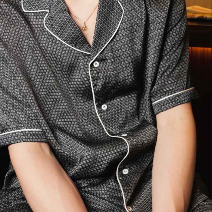 SHIRT AMALFI PATTERN - قميص سادة كم قصير | WHYAT - وايت SHIRT AMALFI PATTERN - قميص سادة كم قصير | WHYAT - وايت