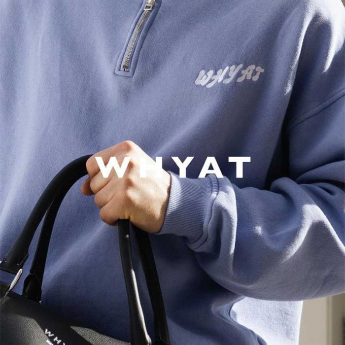 SWEATSHIRT - بلوزة قطنية رياضية | WHYAT - وايت SWEATSHIRT - بلوزة قطنية رياضية | WHYAT - وايت