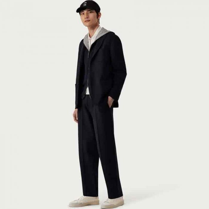 JERSEY - قميص سادة كم طويل | CANALI - كانالي JERSEY - قميص سادة كم طويل | CANALI - كانالي