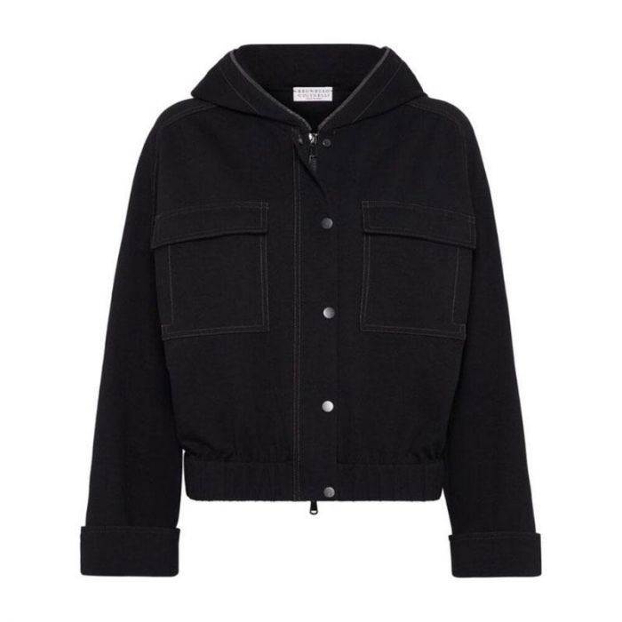 CARDIGAN SWEATSHIRT - بلوزة قطنية رياضية | BRUNELLO CUCINELLI - برونيلو كوتشينيلي CARDIGAN SWEATSHIRT - بلوزة قطنية رياضية | BRUNELLO CUCINELLI - برونيلو كوتشينيلي