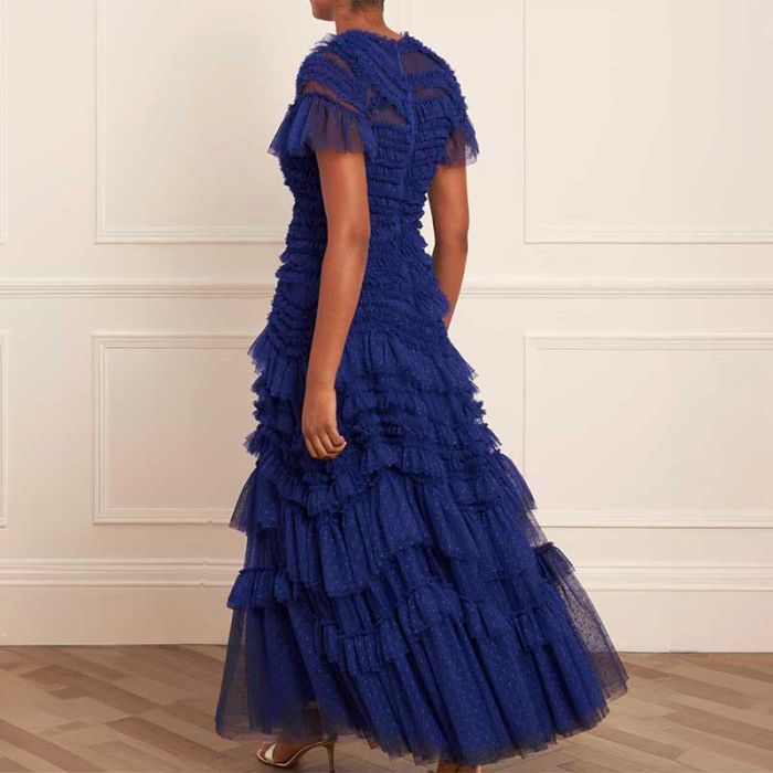 WILD ROSE SHORT SLEEVE GOWN - فستان | NEEDLE & THREAD - نيدل & ثريد WILD ROSE SHORT SLEEVE GOWN - فستان | NEEDLE & THREAD - نيدل & ثريد