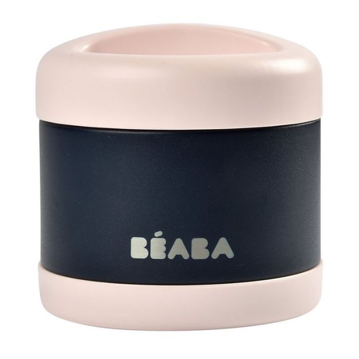 BEABA THERMO PORTION 500ML LIGHT PINK NIGHT BLUE - إكسسوارات | BEABA - بيابا