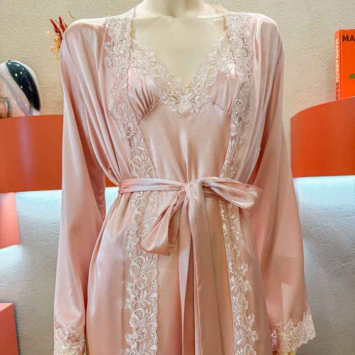 NIGHTDRESS & NEGLIGEE SET - فستان | JANE WOOLRICH - جين وولريتش NIGHTDRESS & NEGLIGEE SET - فستان | JANE WOOLRICH - جين وولريتش