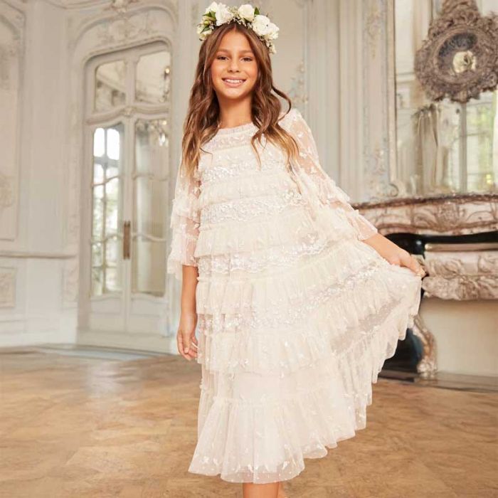 GIRL DRESS - فستان | NEEDLE & THREAD - نيدل & ثريد GIRL DRESS - فستان | NEEDLE & THREAD - نيدل & ثريد