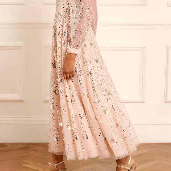 SHOOTING STARS LS ANKLE GOWN - فستان | NEEDLE & THREAD - نيدل & ثريد SHOOTING STARS LS ANKLE GOWN - فستان | NEEDLE & THREAD - نيدل & ثريد
