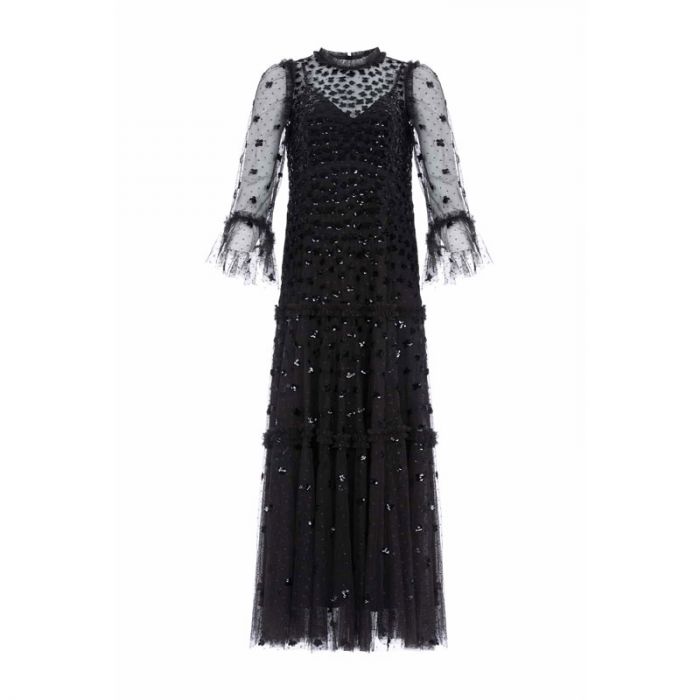 GLISTEN TIERED ANKLE GOWN - فستان | NEEDLE & THREAD - نيدل & ثريد GLISTEN TIERED ANKLE GOWN - فستان | NEEDLE & THREAD - نيدل & ثريد