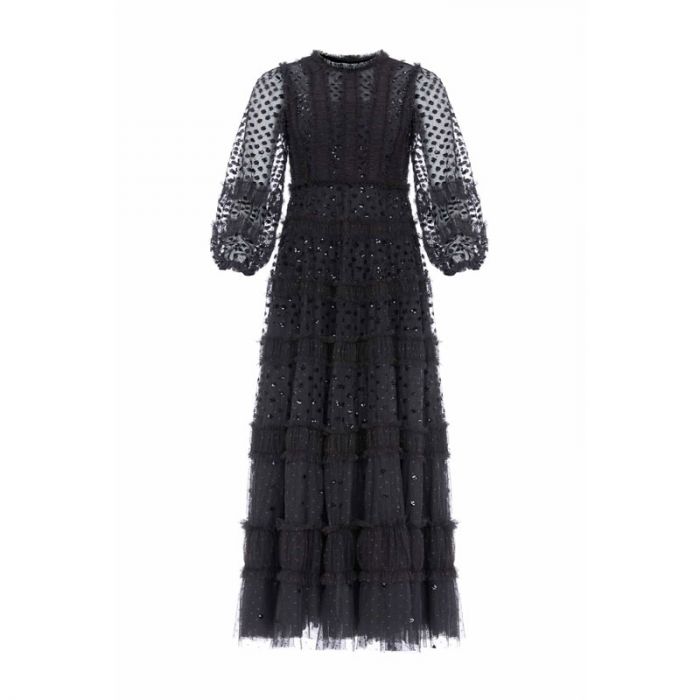 DOT SHIMMER ANKLE GOWN - فستان | NEEDLE & THREAD - نيدل & ثريد DOT SHIMMER ANKLE GOWN - فستان | NEEDLE & THREAD - نيدل & ثريد