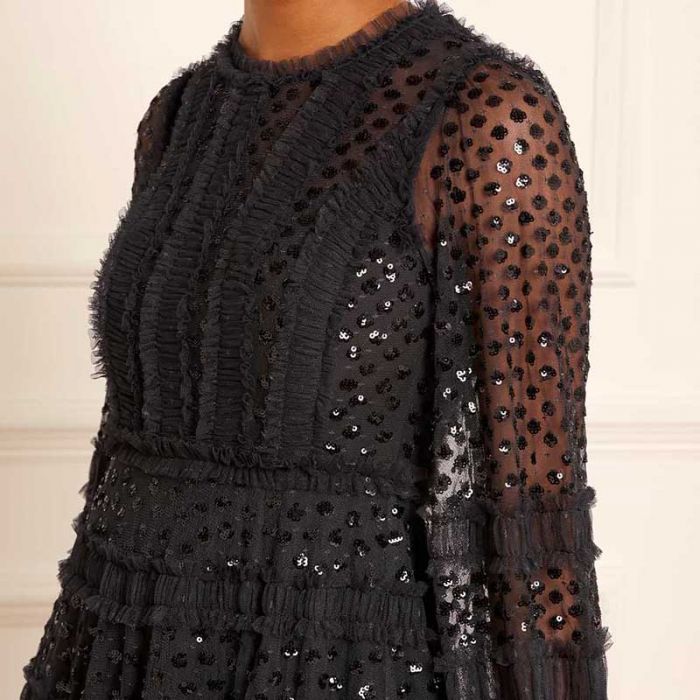 DOT SHIMMER ANKLE GOWN - فستان | NEEDLE & THREAD - نيدل & ثريد DOT SHIMMER ANKLE GOWN - فستان | NEEDLE & THREAD - نيدل & ثريد
