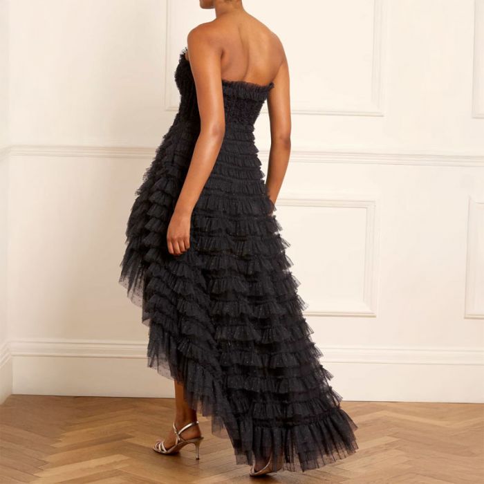 MIA STRAPLESS HIGH-LOW GOWN - فستان | NEEDLE & THREAD - نيدل & ثريد MIA STRAPLESS HIGH-LOW GOWN - فستان | NEEDLE & THREAD - نيدل & ثريد