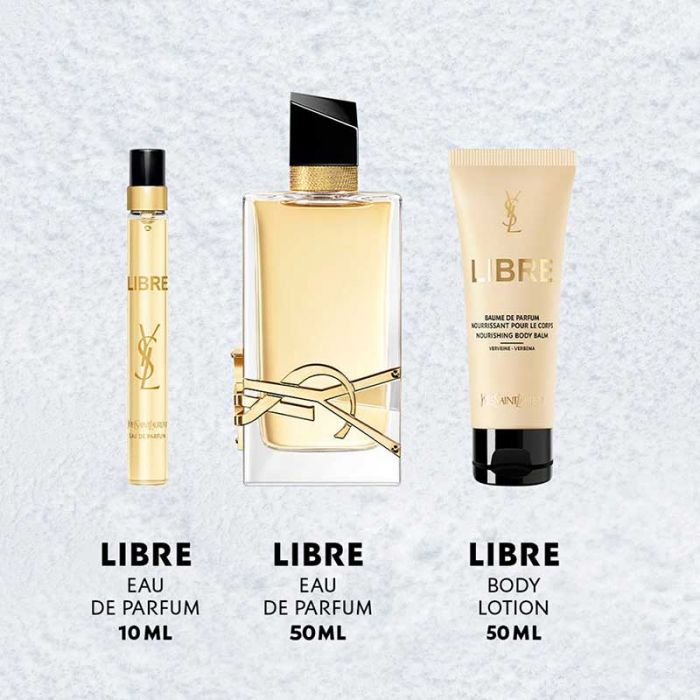 YSL FR LIBRE EDP (50ML+BL50ML+10ML) SET H24 -  هدية مجموعة عطور | YVES SAINT LAURENT - اف سان لوران