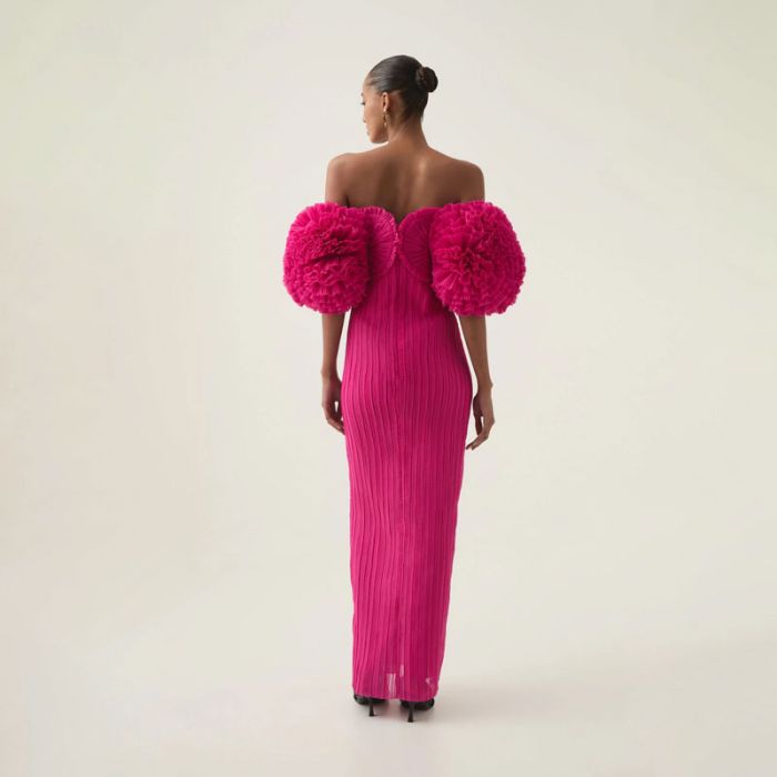 CRYSTALLISE PLEATED GOWN - فستان | AJE - اي جي إي CRYSTALLISE PLEATED GOWN - فستان | AJE - اي جي إي