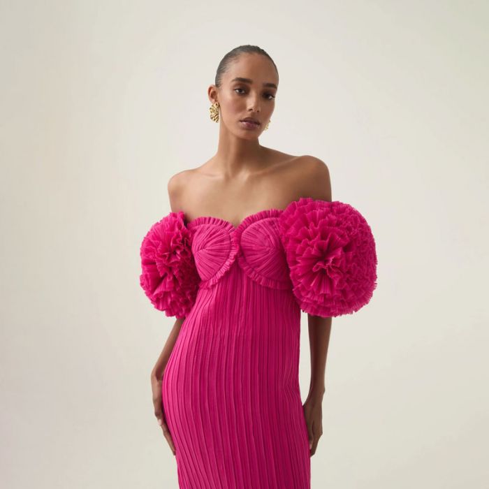 CRYSTALLISE PLEATED GOWN - فستان | AJE - اي جي إي CRYSTALLISE PLEATED GOWN - فستان | AJE - اي جي إي