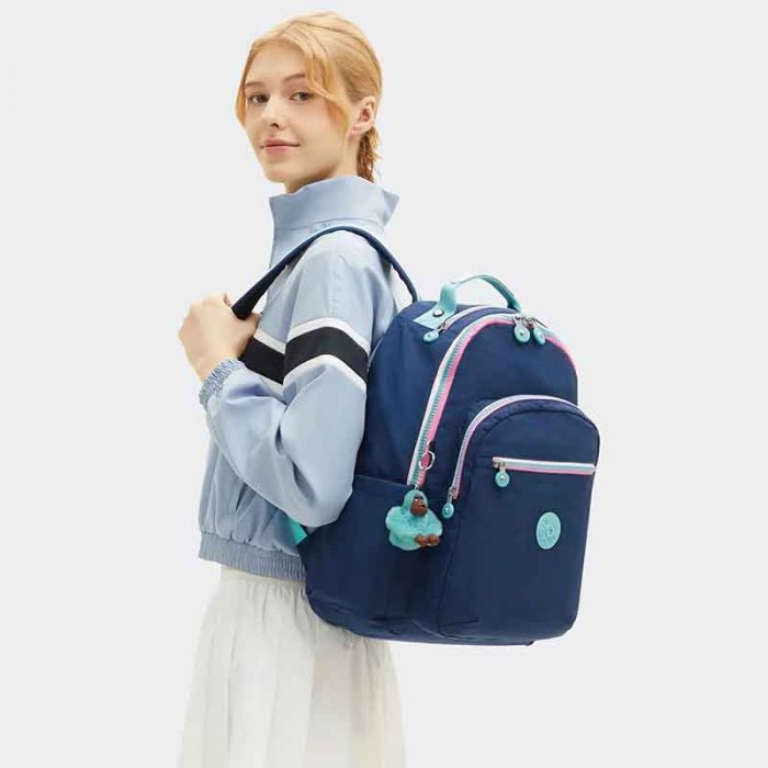 SEOUL LARGE BACKPACK : KIPLING : RESORT NAVY : OS - شنطة ظهر | KIPLING - كيبلينج SEOUL LARGE BACKPACK : KIPLING : RESORT NAVY : OS - شنطة ظهر | KIPLING - كيبلينج